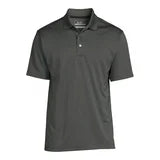 Ben Hogan Men's and Big Men's Ventilated Performance Polo Shirt, Sizes S Asphalt Gray