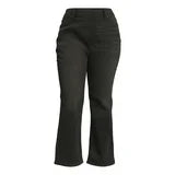 Terra & Sky Women's Plus Bootcut Jeggings, 30” Inseam, Size 2X (20W-22W) 2 Pack