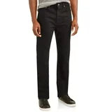 George Men's and Big Men's 100% Cotton Regular Fit Jeans BLACK 46 X 30