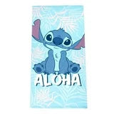 Disney Aloha Beach Bath Stitch 100% Polyester, Blue