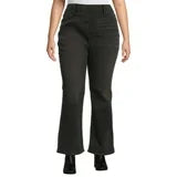 Terra & Sky Women's Plus Bootcut Jeggings, 30” Inseam, Size 2X (20W-22W) 2 Pack