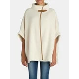 Time and Tru Women's Knit Fashion Cover-Up Ruana, Ivory Off-White, Size S/M