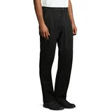 George Men's Pleated Regular Fit Classic Khaki Pants BLACK 38 X 30