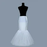 Abbraccia 1 Hoop Ball Gown Mermaid Trumpet Design Crinoline Petticoat Women Lady Wedding Skirt Slip 110 Cm