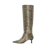 Madden Girl Women's Dicee Kitten Heel Knee High Boots size 11