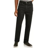 George Men's and Big Men's 100% Cotton Regular Fit Jeans BLACK 46 X 30