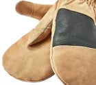 Goodfellow Men's S/M Genuine Leather Beige Tan Tech Touch Lined Mittens