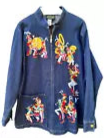 BOB MACKIE Jean Jacket  (M) Blue Denim Marching Band Parade Wearable Art